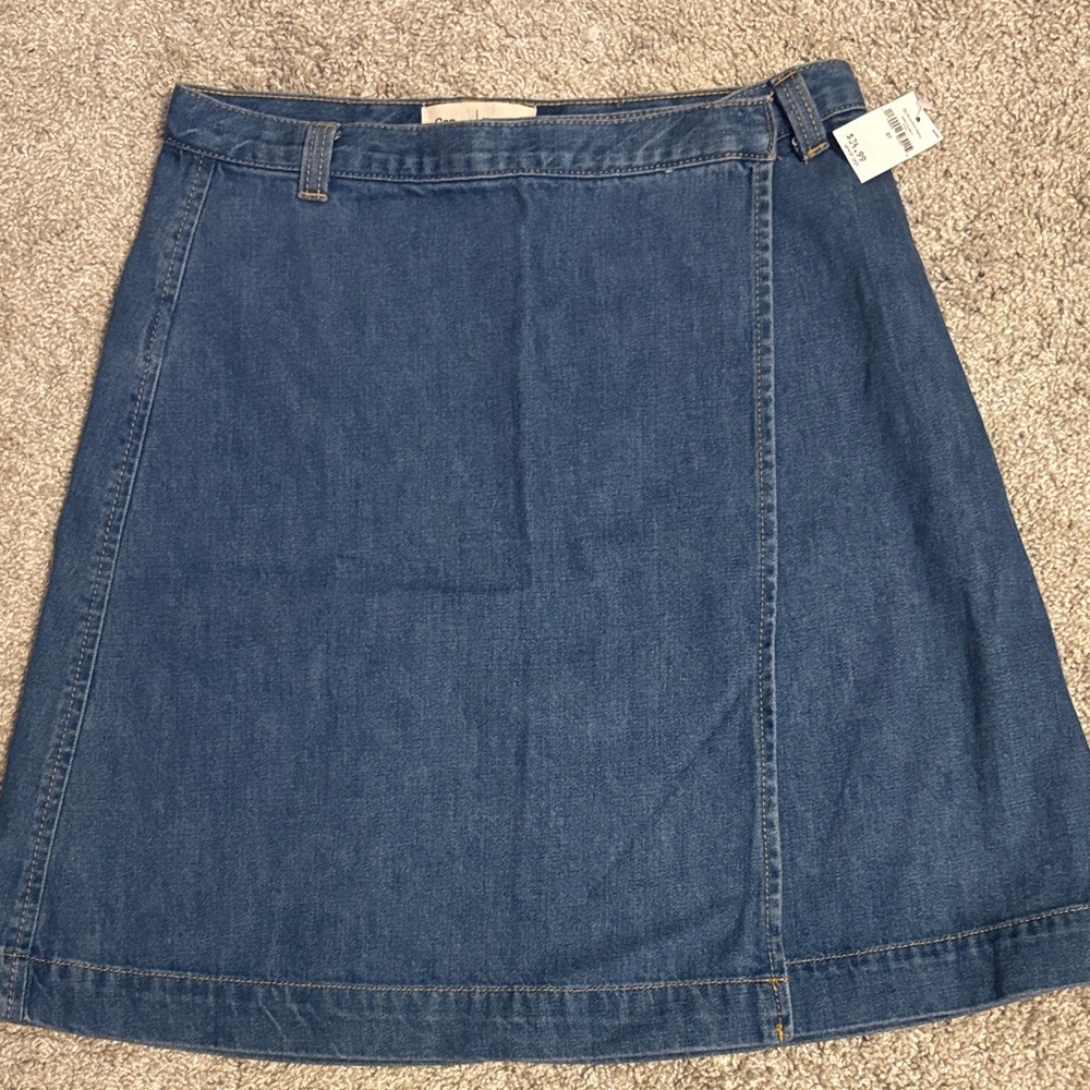 GAP Indigo A-Line Denim Skirt